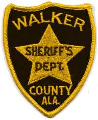 Walker County Sheriff's Dept (Alabama)
Thanks to BensPatchCollection.com for this scan.
Keywords: sheriffs department