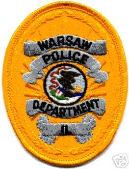 Warsaw Police Department (Illinois)
Thanks to Jason Bragg for this scan.
