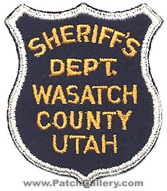 Wasatch County Sheriff's Department (Utah)
Thanks to Alans-Stuff.com for this scan.
Keywords: sheriffs dept.