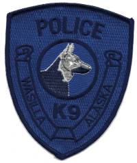 Wasilla Police K-9 (Alaska)
Thanks to BensPatchCollection.com for this scan.
Keywords: k9
