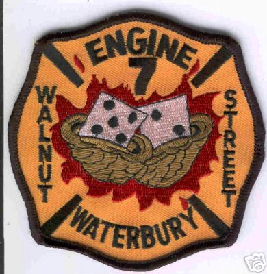 Waterbury Fire Engine 7
Thanks to Brent Kimberland for this scan.
Keywords: connecticut