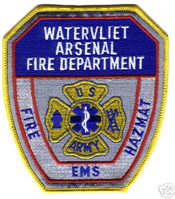 Watervliet Arsenal Fire Department
Thanks to Mark Stampfl for this scan.
Keywords: new york us army ems hazmat haz mat