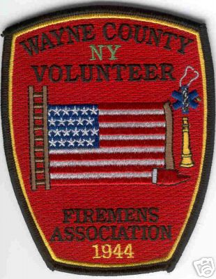 Wayne County Volunteer Firemens Association
Thanks to Brent Kimberland for this scan.
Keywords: new york