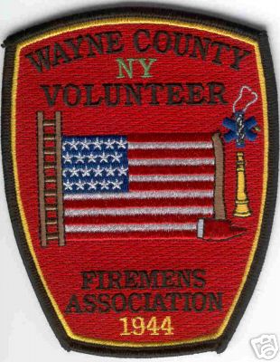Wayne County Volunteer Firemens Association
Thanks to Brent Kimberland for this scan.
Keywords: new york