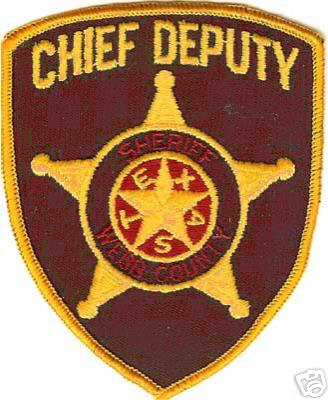 Webb County Sheriff Chief Deputy
Thanks to Conch Creations for this scan.
Keywords: texas