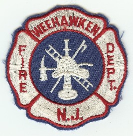 Weehawken Fire Dept
Thanks to PaulsFirePatches.com for this scan.
Keywords: new jersey department