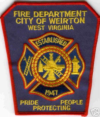 Weirton Fire Department
Thanks to Brent Kimberland for this scan.
Keywords: west virginia city of