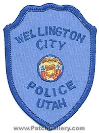 Wellington City Police Department (Utah)
Thanks to Alans-Stuff.com for this scan.
Keywords: dept.