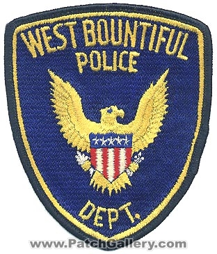 West Bountiful Police Department (Utah)
Thanks to Alans-Stuff.com for this scan.
Keywords: dept.