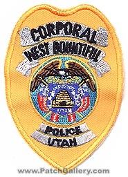 West Bountiful Police Department Corporal (Utah)
Thanks to Alans-Stuff.com for this scan.
Keywords: dept.