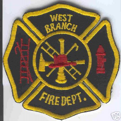 West Branch Fire Dept
Thanks to Brent Kimberland for this scan.
Keywords: iowa department