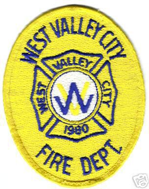 West Valley City Fire Dept
Thanks to Mark Stampfl for this scan.
Keywords: utah department