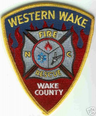 Western Wake Fire Rescue
Thanks to Brent Kimberland for this scan.
Keywords: north carolina county