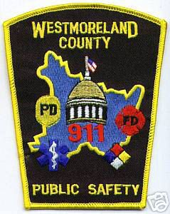 Westmoreland County Public Safety (Pennsylvania)
Thanks to apdsgt for this scan.
Keywords: dps fire police 911