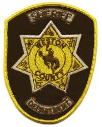 Weston County Sheriff Department (Wyoming)
Thanks to BensPatchCollection.com for this scan.
