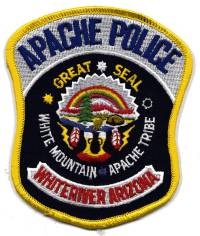 White Mountain Apache Tribe Police (Arizona)
Thanks to BensPatchCollection.com for this scan.
Keywords: whiteriver