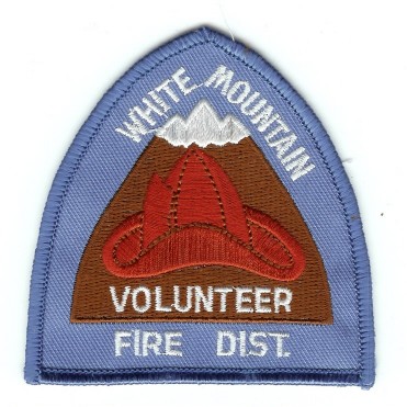 White Mountain Volunteer Fire Dist
Thanks to PaulsFirePatches.com for this scan.
Keywords: california district