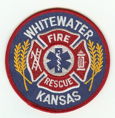 Whitewater Fire Rescue
Thanks to PaulsFirePatches.com for this scan.
Keywords: kansas