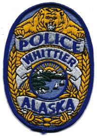 Whittier Police (Alaska)
Thanks to BensPatchCollection.com for this scan.
