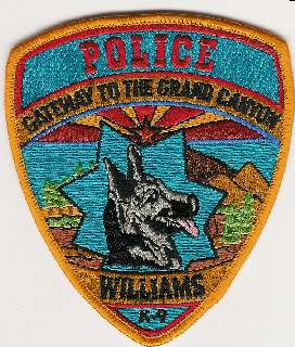 Williams Police K-9
Thanks to Scott McDairmant for this scan.
Keywords: arizona k9
