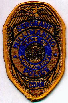 Willimantic Police Sergeant
Thanks to EmblemAndPatchSales.com for this scan.
Keywords: connecticut
