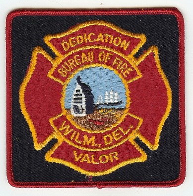 Wilmington Bureau of Fire
Thanks to PaulsFirePatches.com for this scan.
Keywords: delaware
