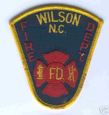 Wilson Fire Dept
Thanks to Brent Kimberland for this scan.
Keywords: north carolina department