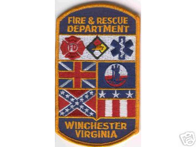 Winchester Fire & Rescue Department
Thanks to Brent Kimberland for this scan.
Keywords: virginia