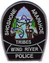 Wind River Police (Wyoming)
Thanks to BensPatchCollection.com for this scan.
Keywords: shoshone arapahoe tribes