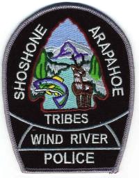 Wind River Police (Wyoming)
Thanks to BensPatchCollection.com for this scan.
Keywords: shoshone arapahoe tribes