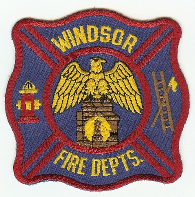 Windsor Fire Depts
Thanks to PaulsFirePatches.com for this scan.
Keywords: connecticut department