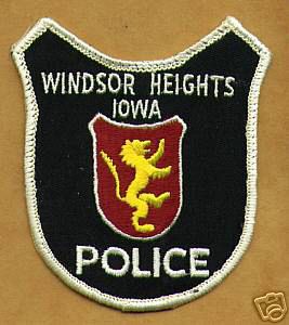 Windsor Heights Police (Iowa)
Thanks to apdsgt for this scan.
