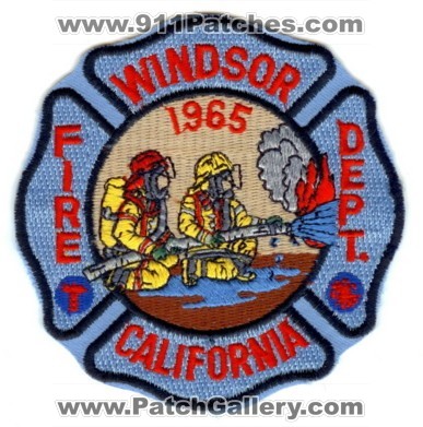 Windsor Fire Department (California)
Thanks to Paul Howard for this scan.
Keywords: dept.