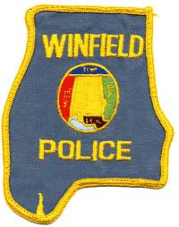 Winfield Police (Alabama)
Thanks to BensPatchCollection.com for this scan.
