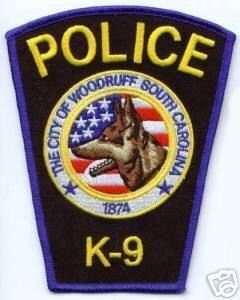 Woodruff Police K-9 (South Carolina)
Thanks to apdsgt for this scan.
Keywords: k9 the city of