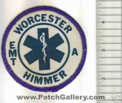 Worcester Himmer EMT-A (Massachusetts)
Thanks to Mark C Barilovich for this scan.
Keywords: ems