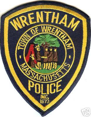 Wrentham Police
Thanks to Conch Creations for this scan.
Keywords: massachusetts town of