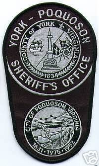 York Poquoson Sheriff's Office (Virginia)
Thanks to apdsgt for this scan.
Keywords: sheriffs city of
