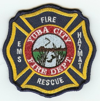 Yuba City Fire Dept
Thanks to PaulsFirePatches.com for this scan.
Keywords: california department