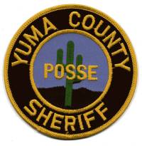 Yuma County Sheriff Posse (Arizona)
Thanks to BensPatchCollection.com for this scan.

