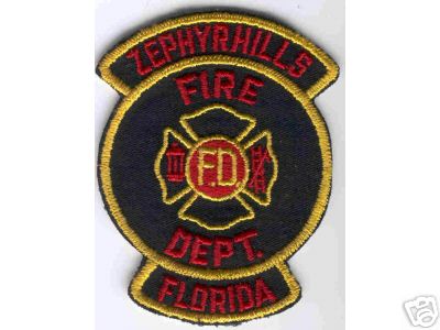 Zephyr Hills Fire Dept
Thanks to Brent Kimberland for this scan.
Keywords: florida department