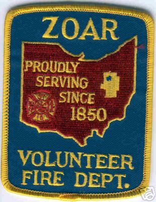 Zoar Volunteer Fire Dept
Thanks to Brent Kimberland for this scan.
Keywords: ohio department