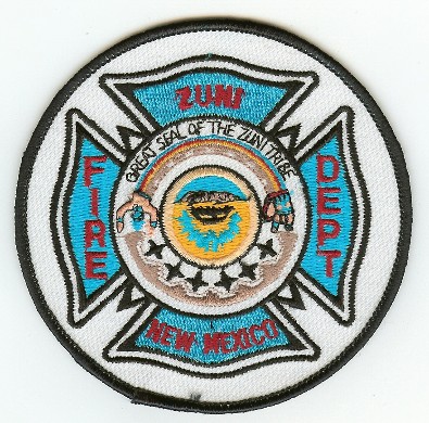 Zuni Fire Dept
Thanks to PaulsFirePatches.com for this scan.
Keywords: new mexico department