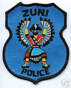 Zuni Police (New Mexico)
Thanks to apdsgt for this scan.
