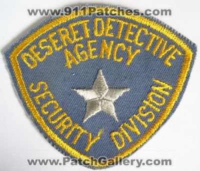 Deseret Detective Agency Security Division (Utah)
Thanks to Alans-Stuff.com for this scan.
