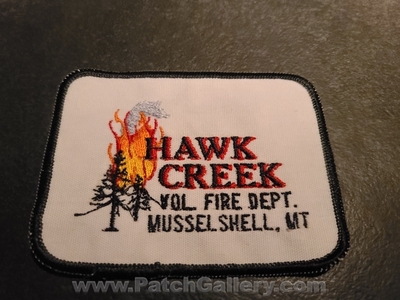 Hawk Creek Volunteer Fire Department Mussel Shell Patch (Montana)
Thanks to Jeremiah Herderich for the picture.
Keywords: vol. dept. mt