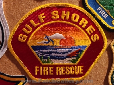 Gulf Shores Fire Rescue Department Patch (Alabama)
Thanks to Jeremiah Herderich for the picture.
Keywords: dept.