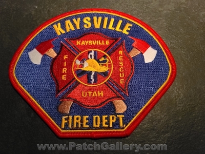 Kaysville Fire Rescue Department Patch (Utah)
Thanks to Jeremiah Herderich for the picture.
Keywords: dept.