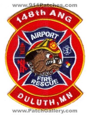 148th Air National Guard Airport Fire Rescue Department (Minnesota)
Scan By: PatchGallery.com
Keywords: ang dept. usaf military duluth mn arff cfr crash aircraft firefighter firefighting