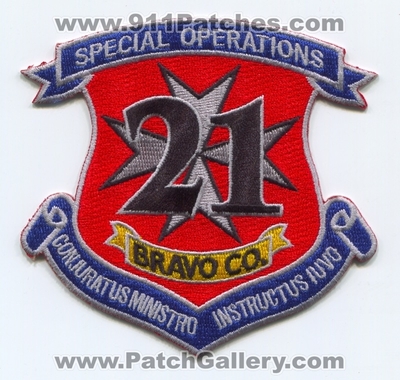 Nashville Fire Department Special Operations Bravo Company 21 Patch (Tennessee)
Scan By: PatchGallery.com
Keywords: dept. nfd n.f.d. station co. spec. ops. conjuratus ministro instructus iuvo